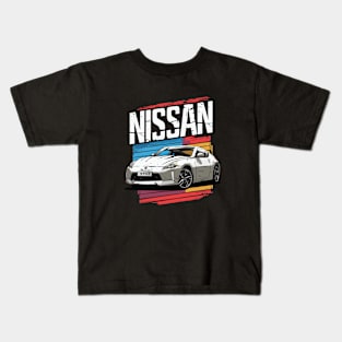 Nissan 370z JDM Drift Vintage Car Art Kids T-Shirt